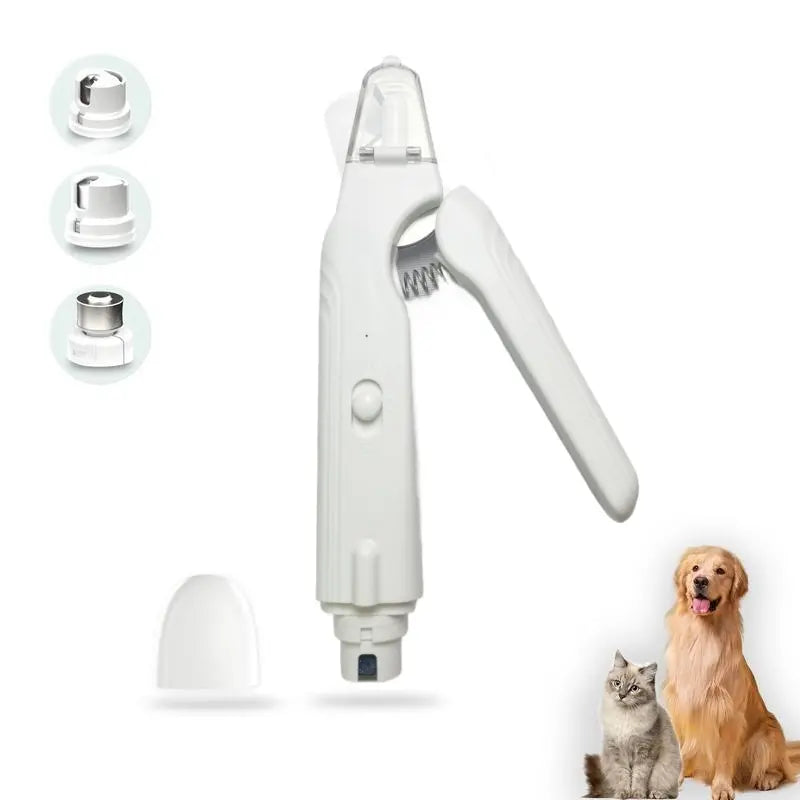 Petpetcut 2 Pro Electric Pet Nail Grinder and Trimmer Kit for Dogs and Cats, Rechargeable and Ultra Quiet, Ideal for Small and Large Breeds with 4-Hour Battery Life