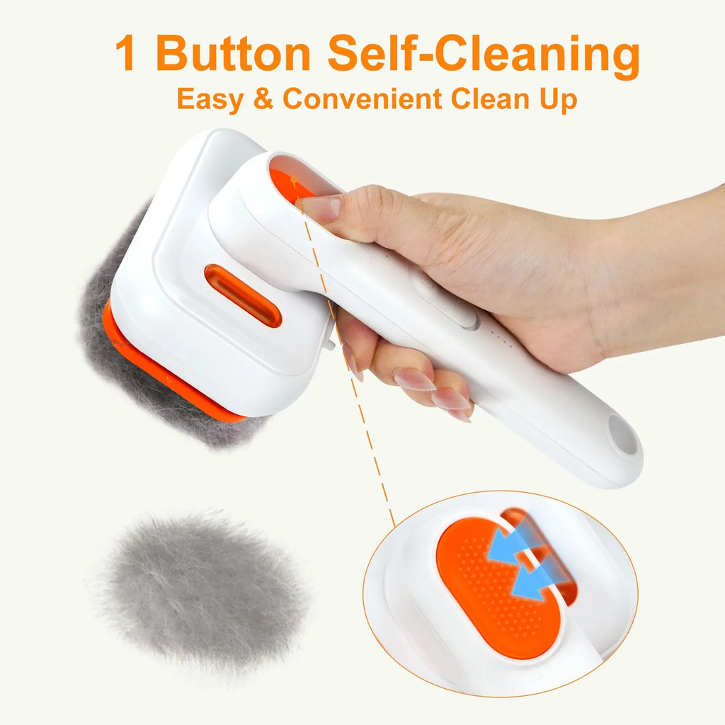 PetVibe™ 3-in-1 Cordless Nano-Steam Pet Grooming Brush